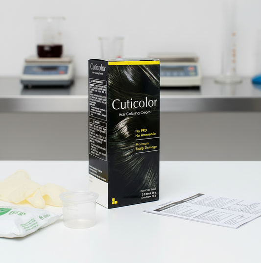 Cuticolor Hair Coloring Cream Black